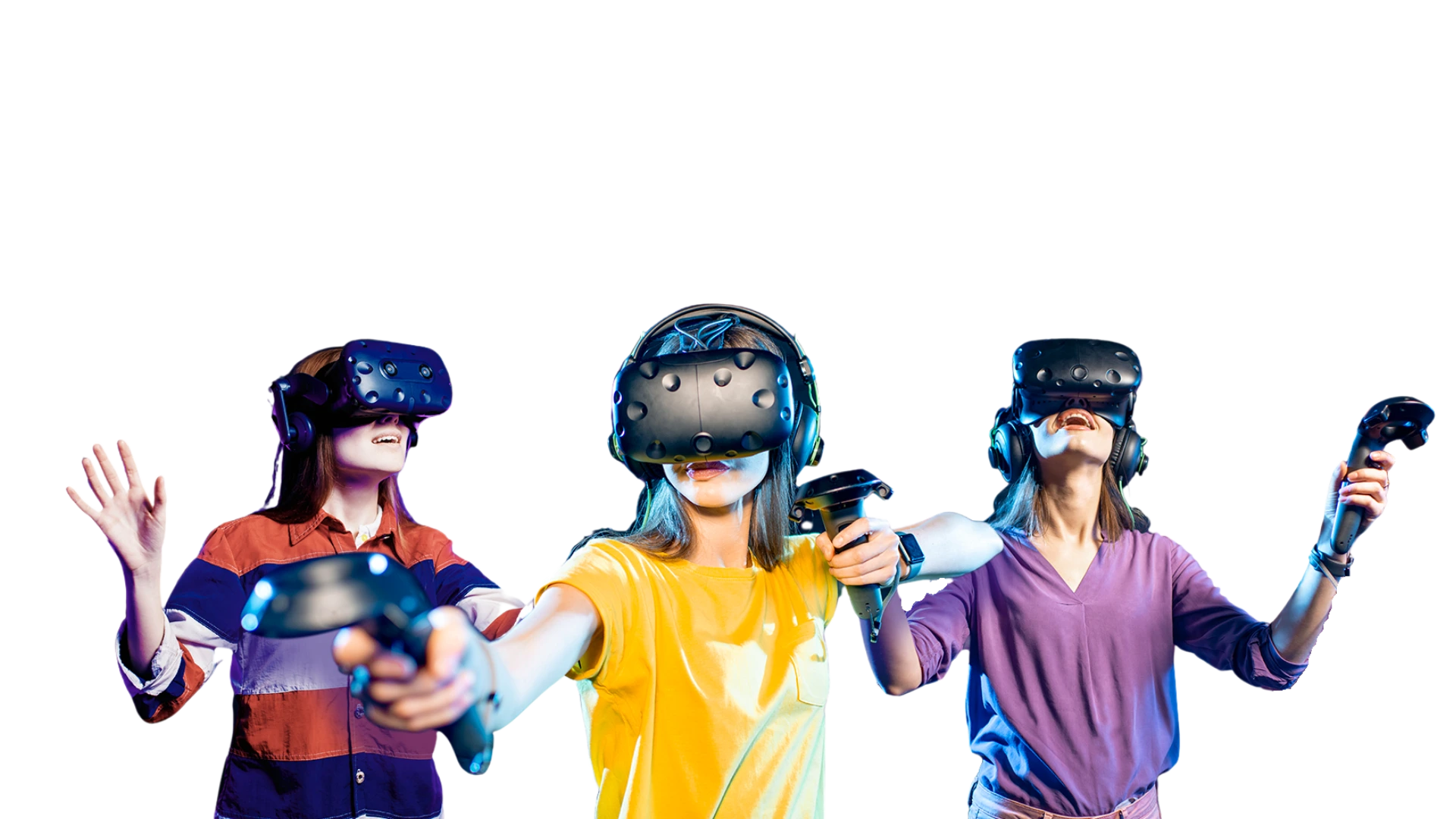 Joueuses en réalité virtuelle