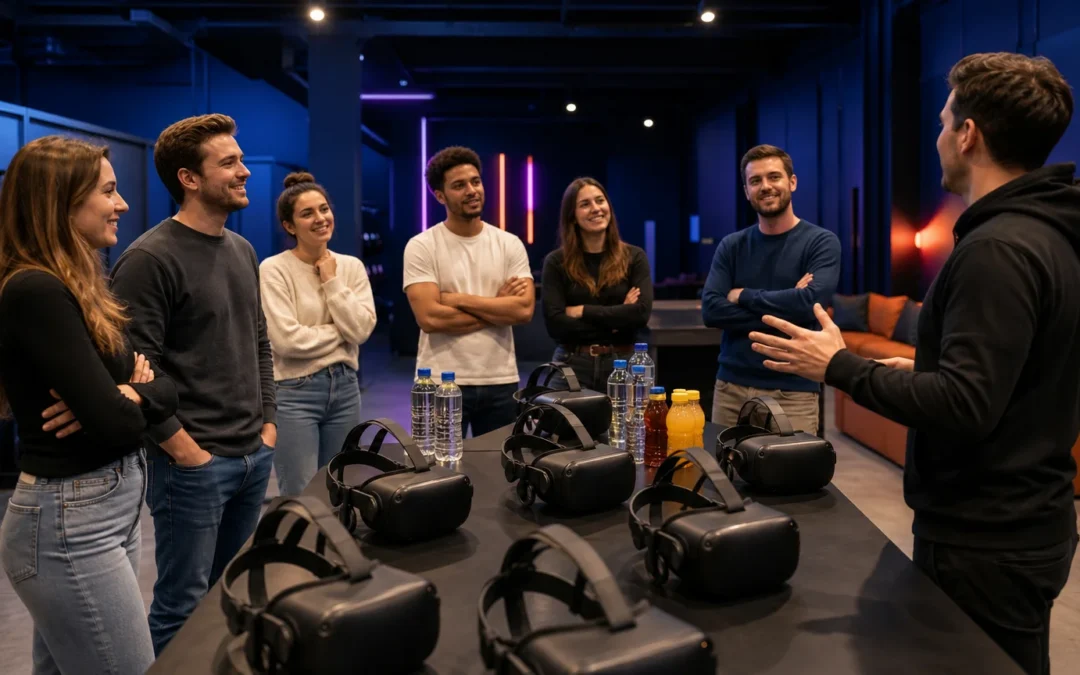 Alcool en EVG EVJF et réalité virtuelle à Bruxelles