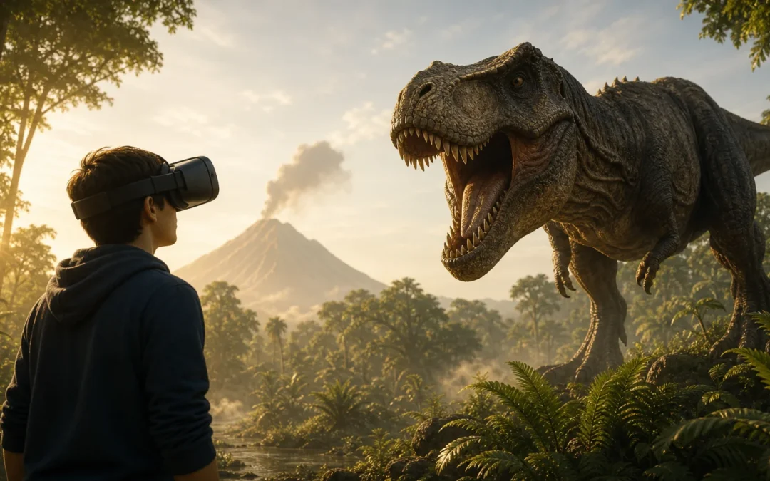 Réalité virtuelle avec des dinosaures : guide 2026 à Bruxelles